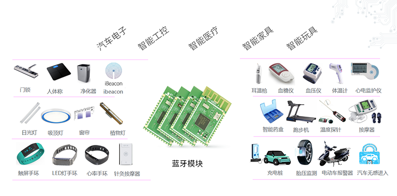 图1:昇润科技蓝牙模组应用领域 图1:昇润科技蓝牙模组应用领域